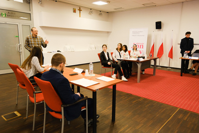 Turniej Debat Historycznych Instytutu Pamięci Narodowej - Białystok, 22.03.2024 r. fot. Paula Prudziłowicz (IPN)
